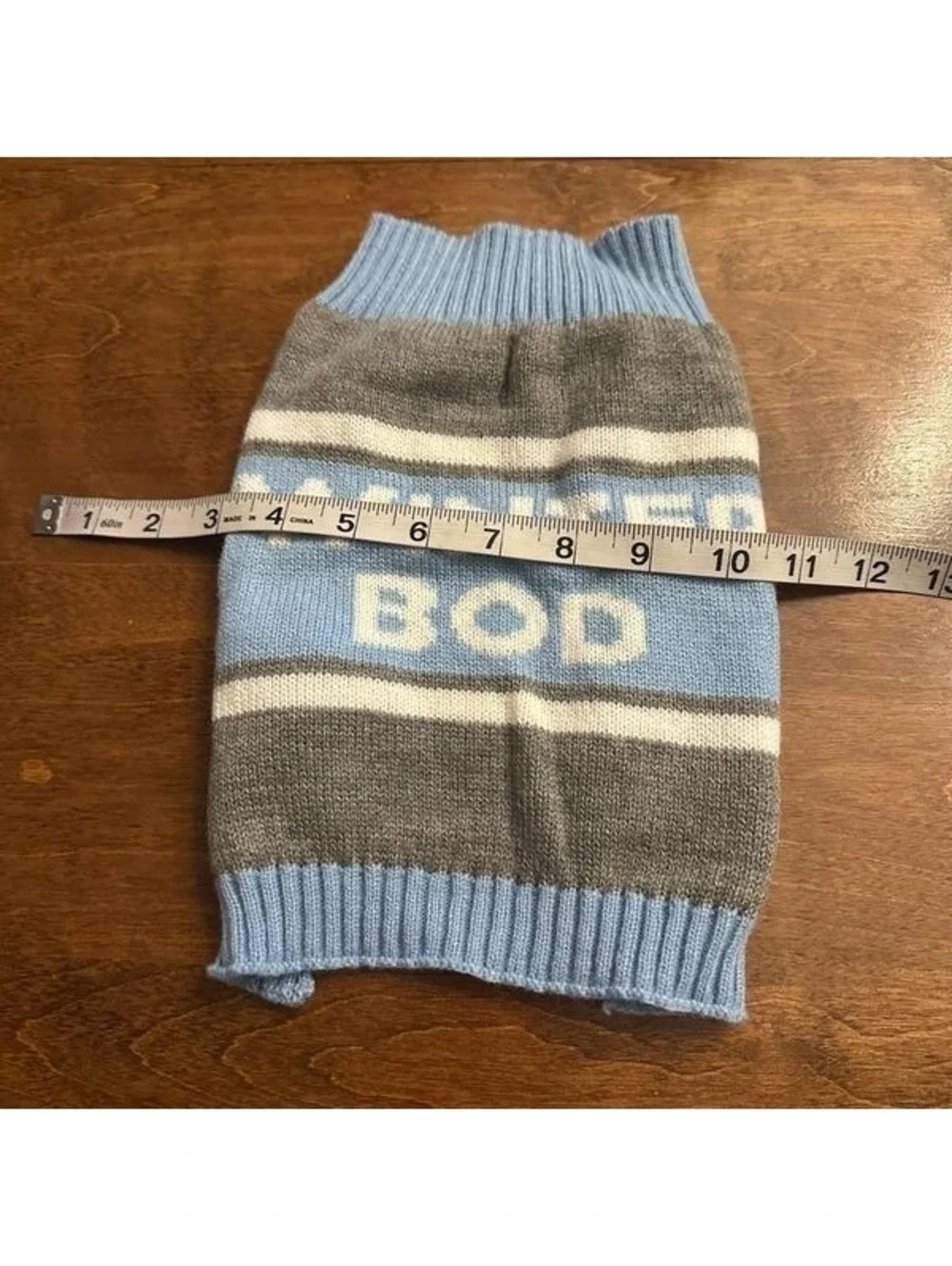 Winter Bod Dog Sweater Sz M